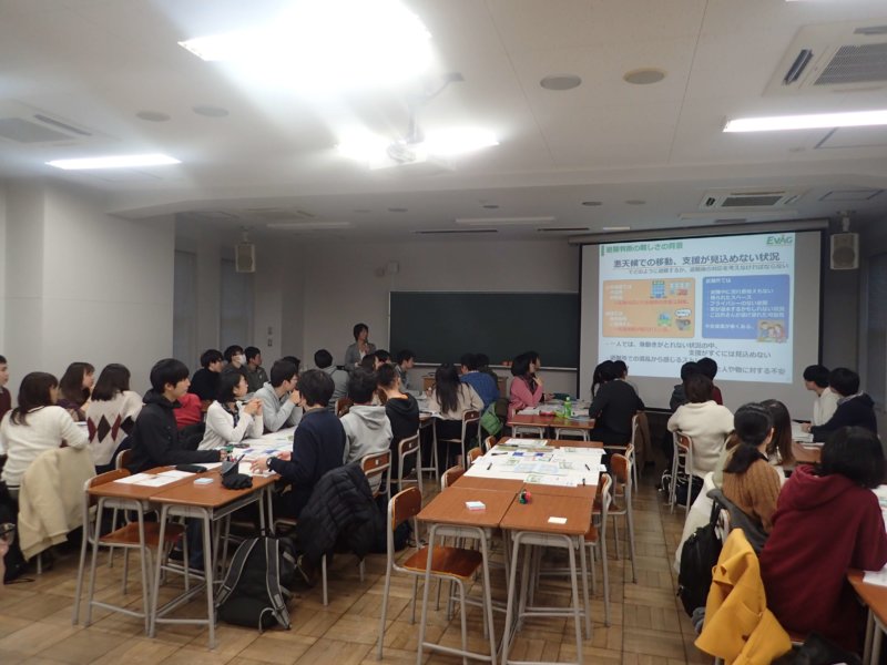 Image of 北海道大学農学部での避難行動訓練(EVAG)講義の実施 4